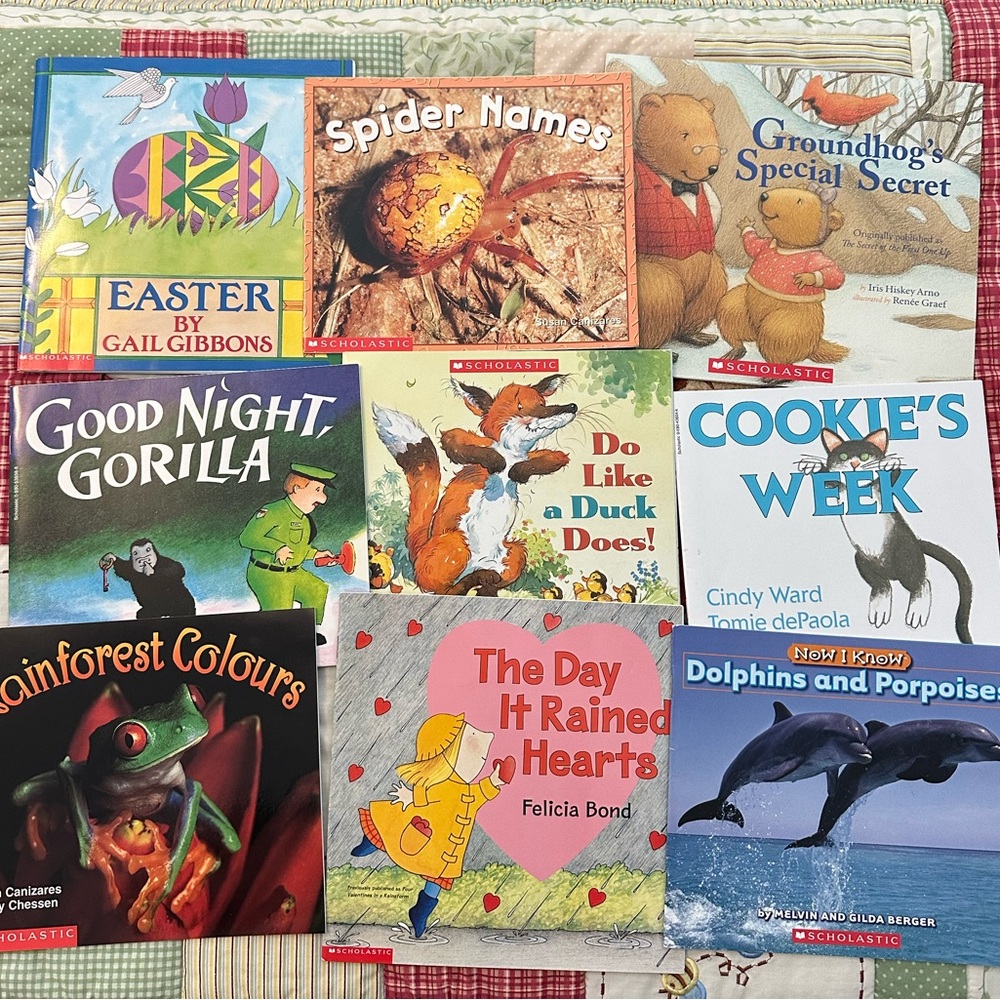 Scholastic Books 9 pcs